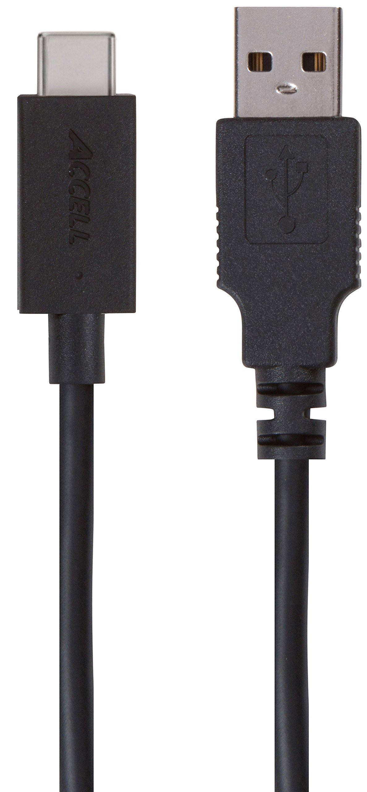 Accell USB-C to A Cable - USB-IF Certified USB 2.0 (480 Mbps) - 6 Feet (1.8 Meters) - Retail Box