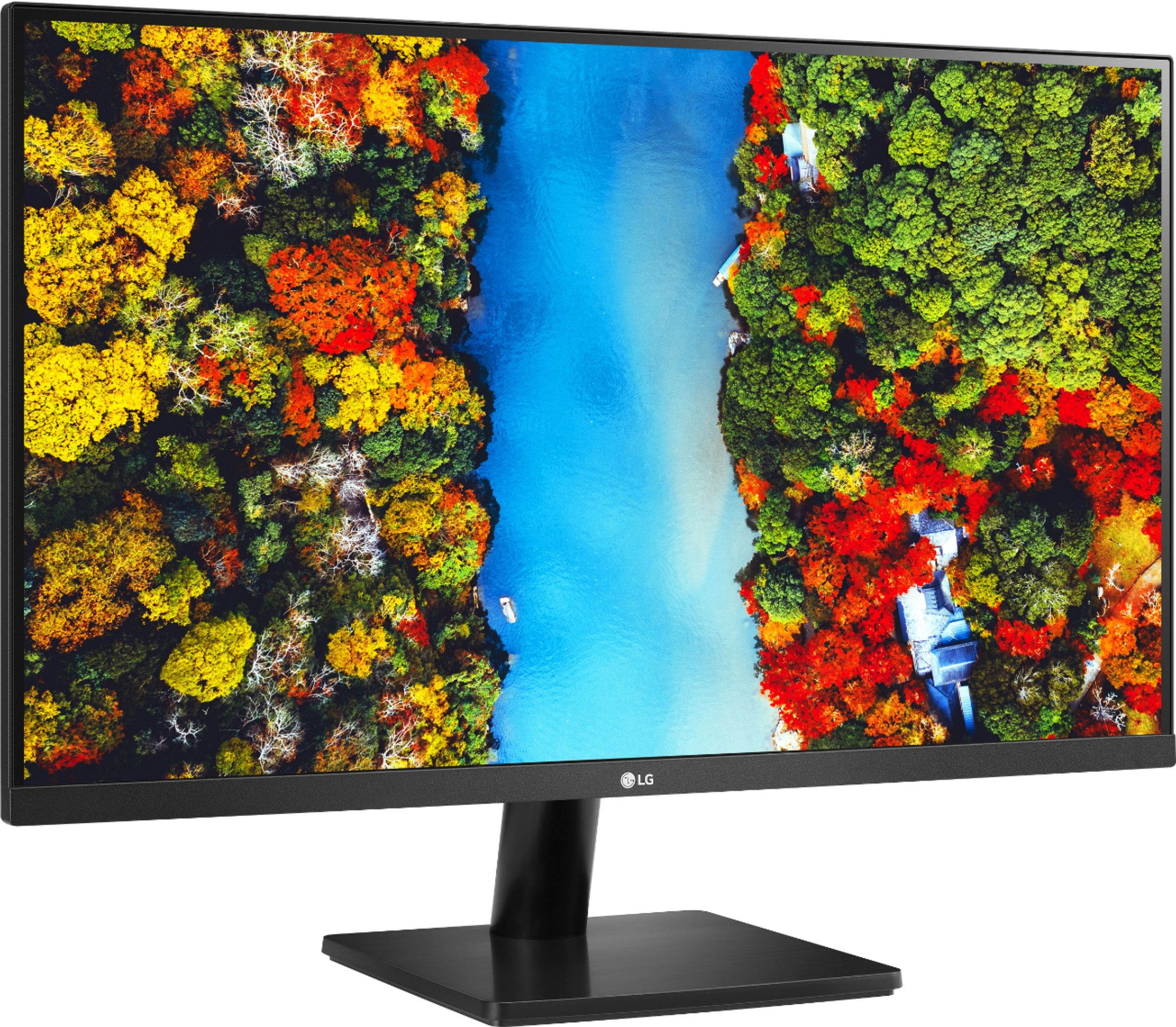 LG - 27" Full HD IPS Monitor with AMD FreeSync and a 3-Side Virtually Borderless Design - Black (27MP500-B.AUS)