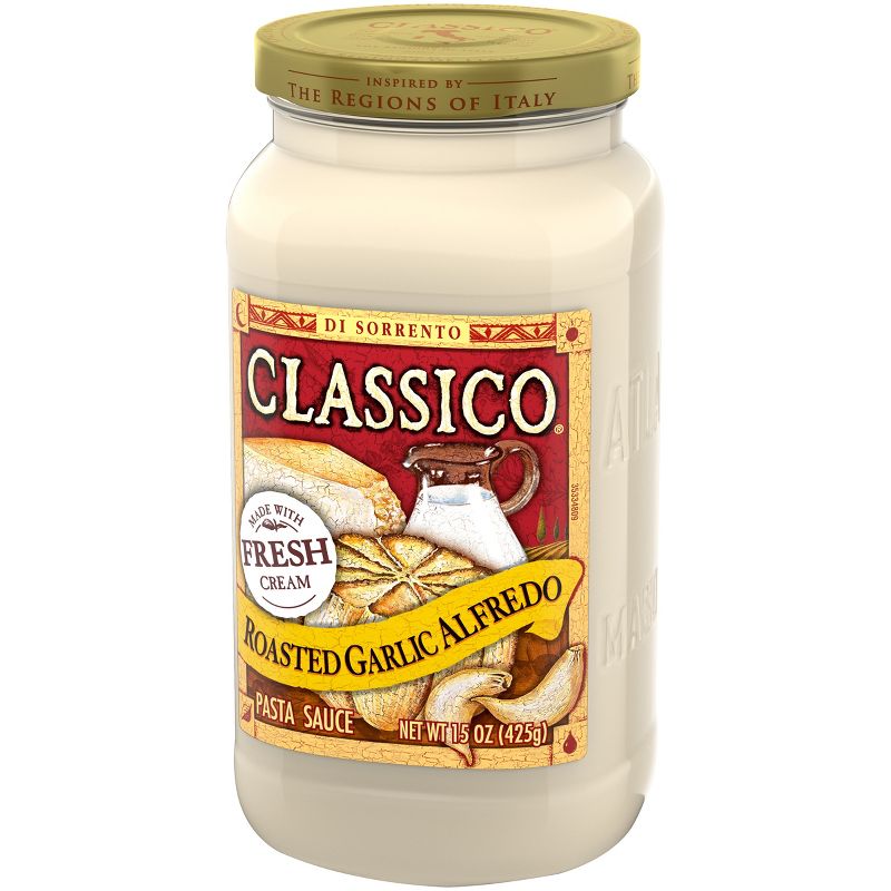 Classico Roasted Garlic Alfredo Pasta Sauce - 15oz