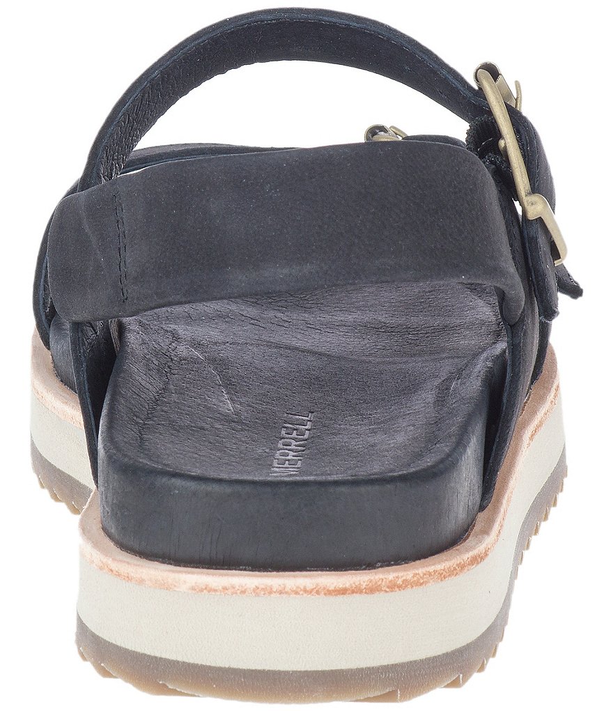 Merrell Women's Juno Leather Buckle Back-Strap Sandals
