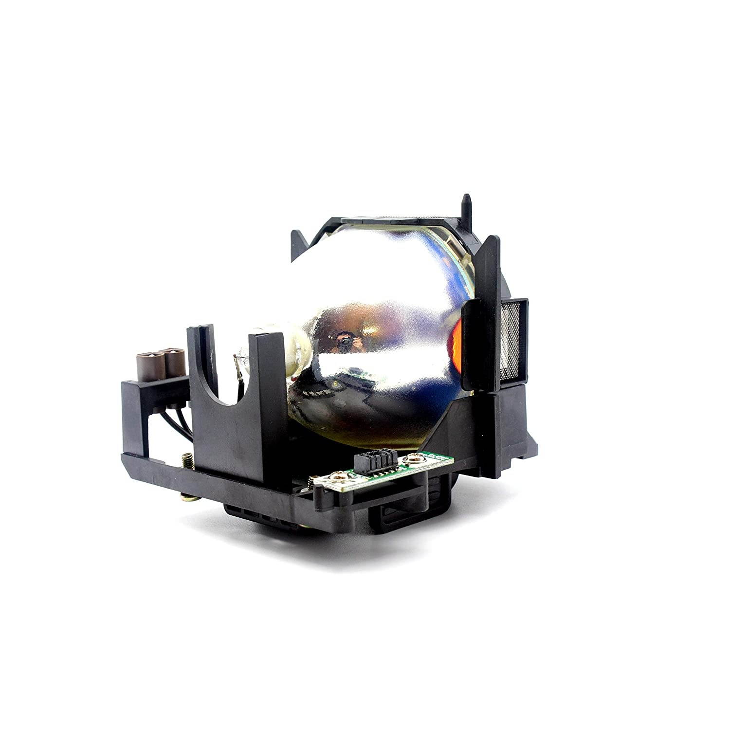 Emazne ET-LAD60 Projector Replacement Compatible Lamp with Housing Work for Panasonic:PT-D5000 Panasonic:PT-D5000ES Panasonic:PT-D5000U Panasonic:PT-D6000 Panasonic:PT-D6000ELK/PT-D6000ELS/PT-D6000ES