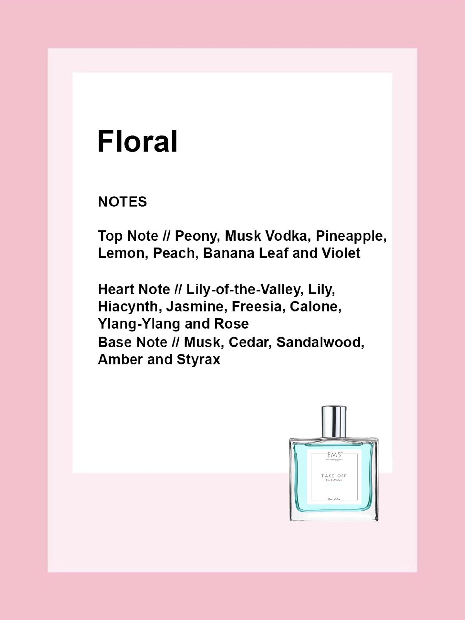 EM5 Take Off Unisex Eau de Parfum - 50 ml