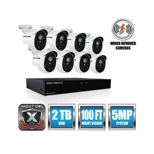 Night Owl Security Products XHD502-88P-B SECURITY,8CH,5MP,DVR
