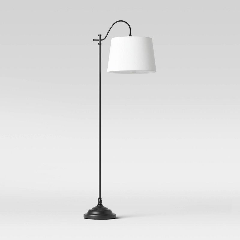 Floor Lamp Metal (Includes LED Light Bulb) Black - Threshold™