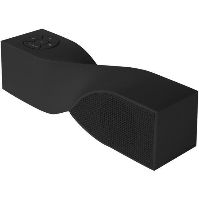 ISOUND ISOUND-6366 Twist Mini Portable Bluetooth(R) Speaker & Speakerphone (Rubberized Black)