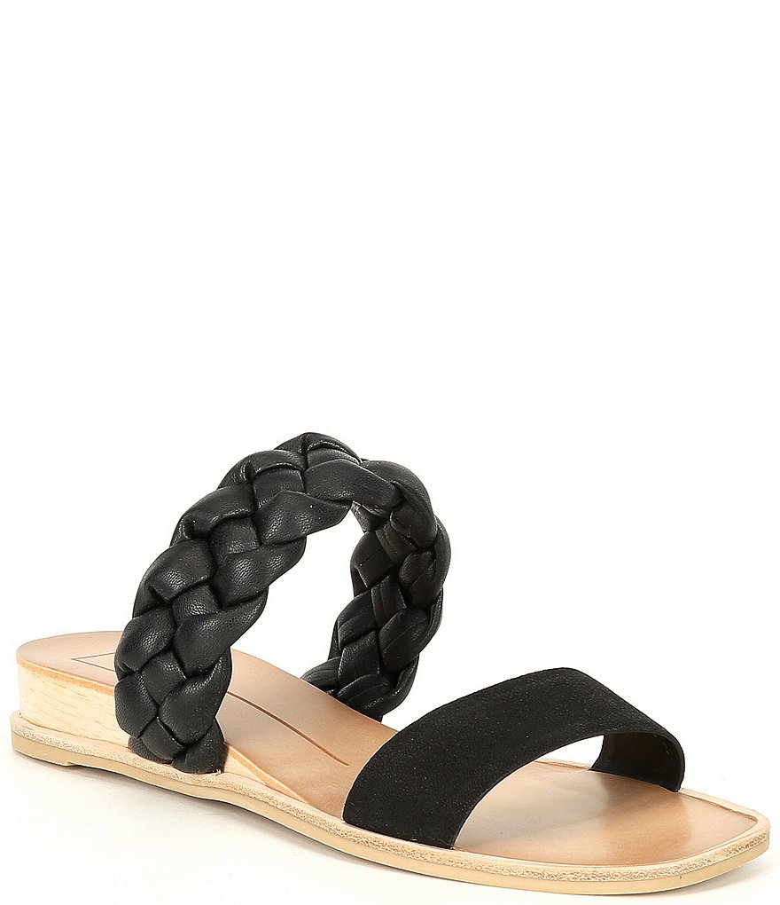 Dolce Vita Persey Braided Strap Wedge Slides