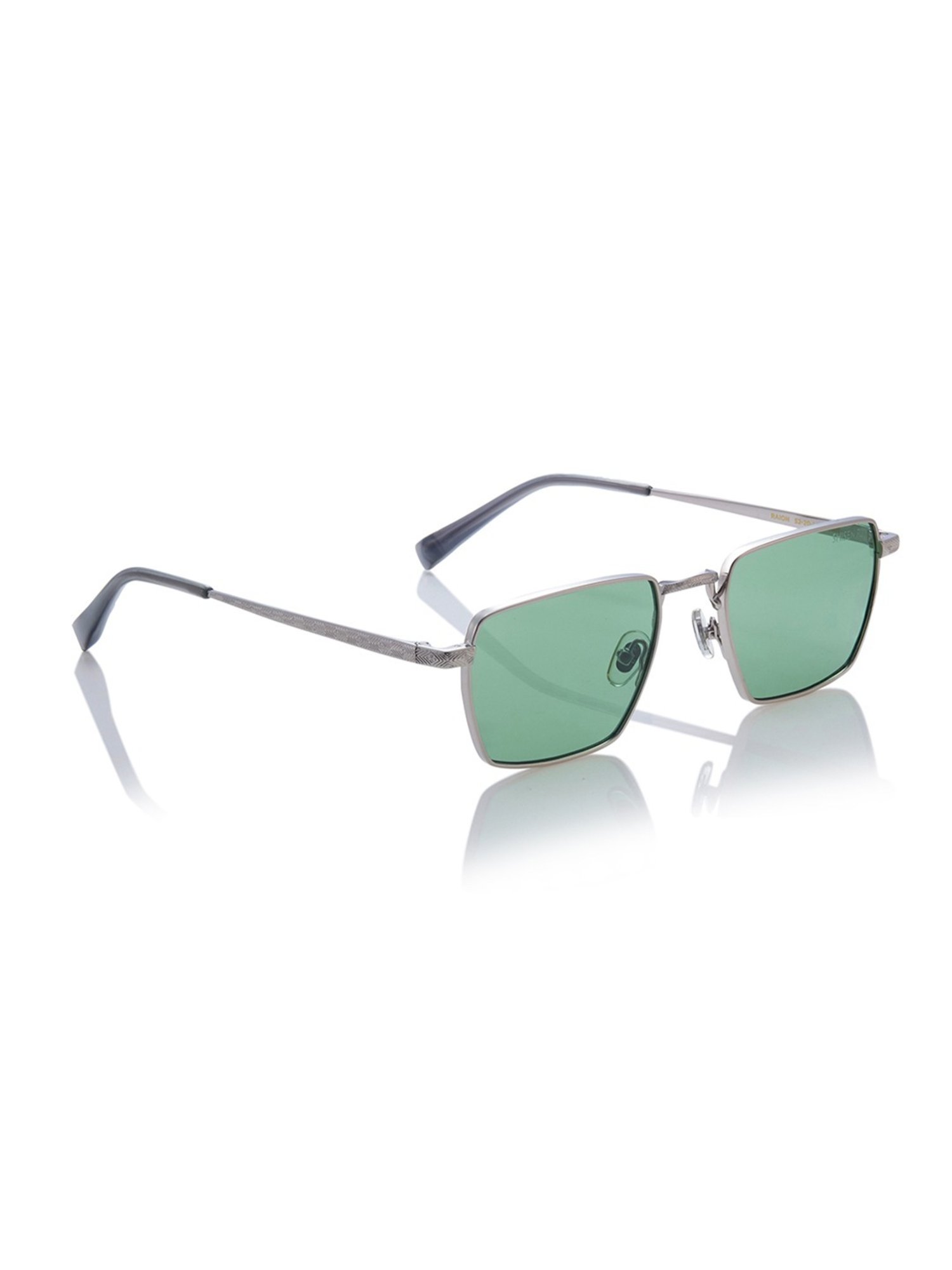 Shisen Fox Raion Gun-Light Green Unisex UV Protection Sunglasses -53 mm
