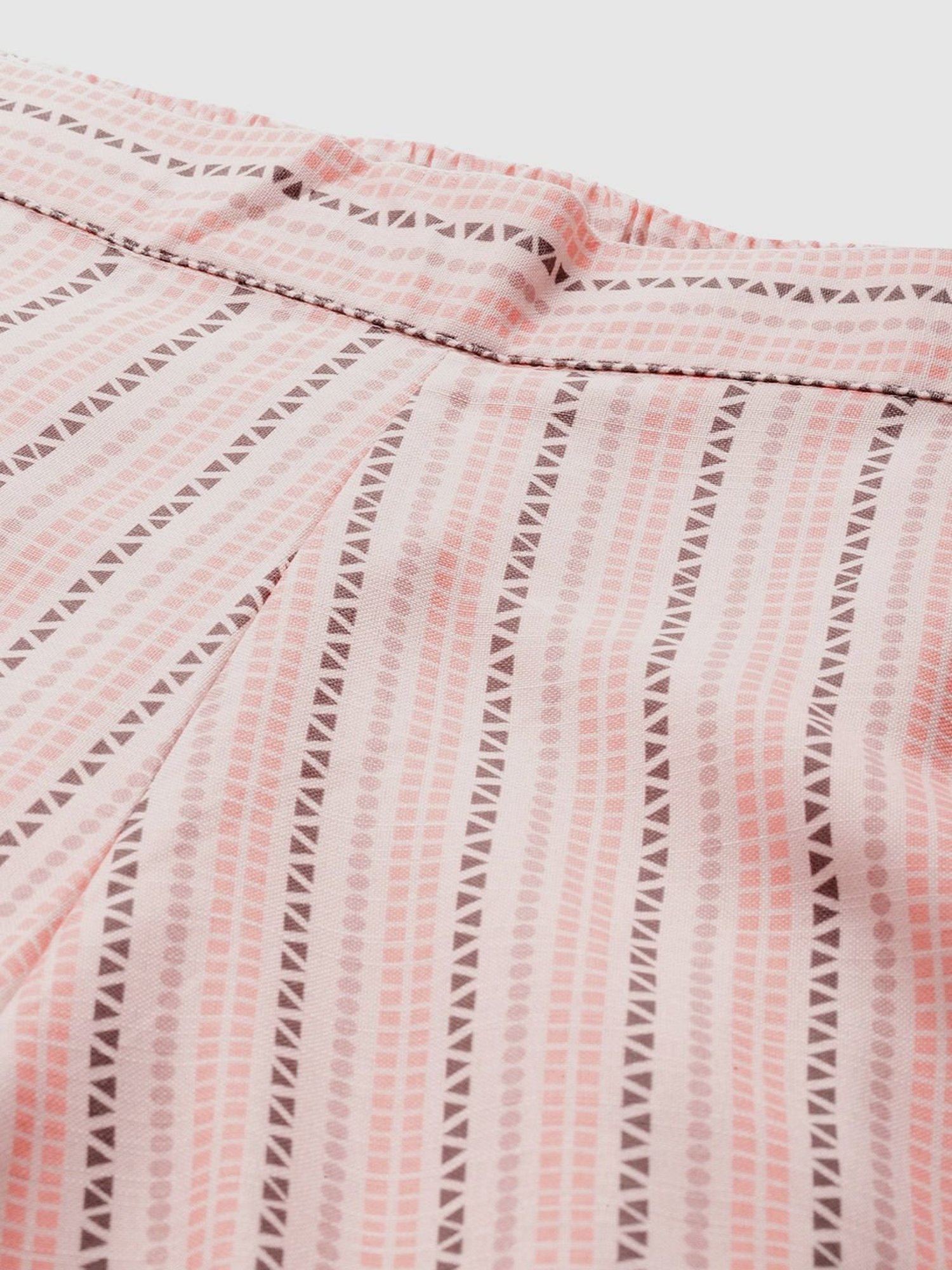 Ziyaa Pink Printed Kaftan Pyjama Set