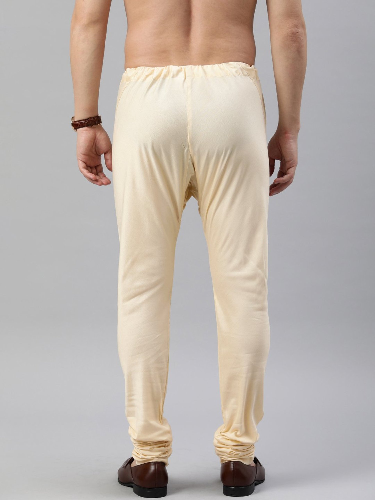 Manthan Beige Regular Fit Churidars