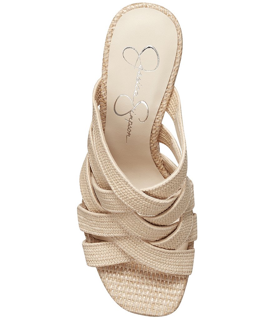 Jessica Simpson Siane Woven Banded Wedges