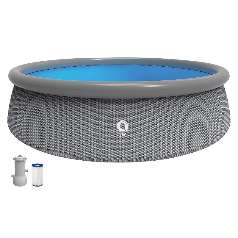 Intex 18ft x 48in Easy Set Above Ground Pool with Pump & Krill Automatic Vacuum