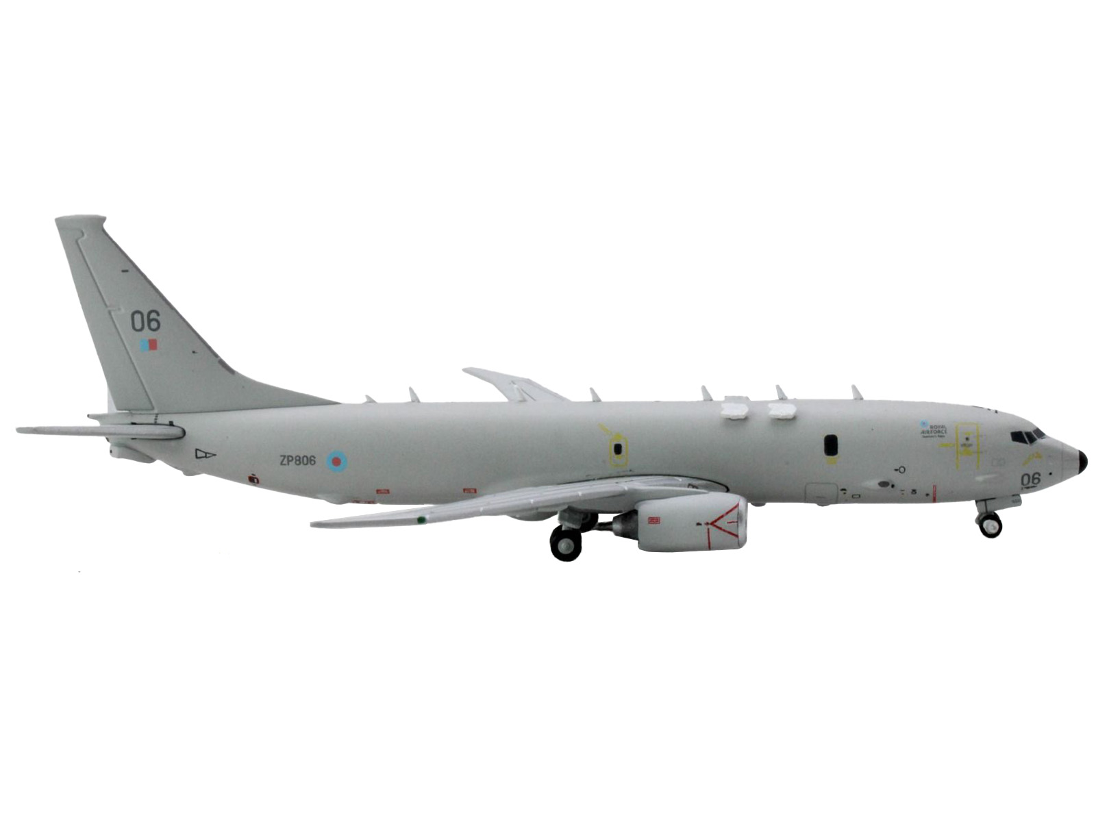 Boeing P-8 Poseidon Patrol Aircraft "Republic of Korea Air Force" Gray "Gemini 200" Series 1/200 Diecast Model Airplane by GeminiJets