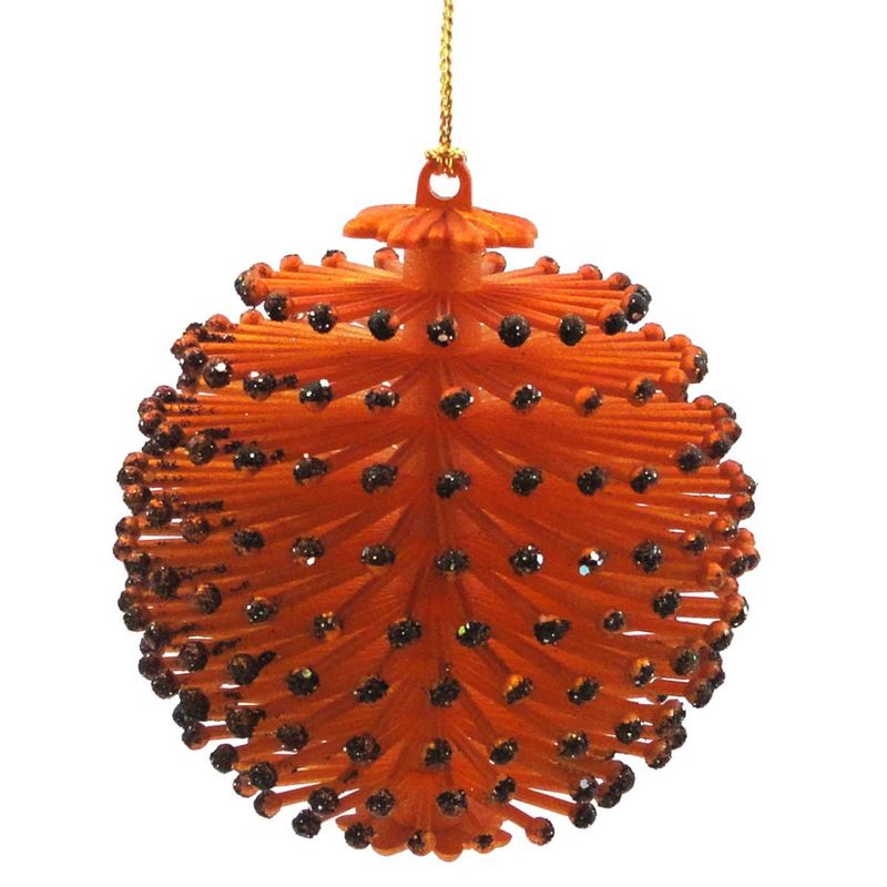 Halloween 3.0" Halloween Spiny Ornament Orange  -  Tree Ornaments