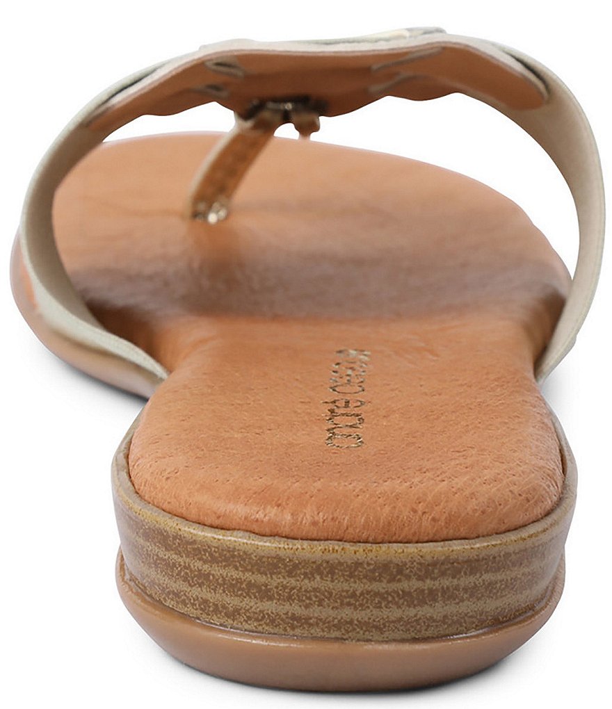 Andre Assous Elise Featherweights&trade; Elastic Leather Thong Sandals