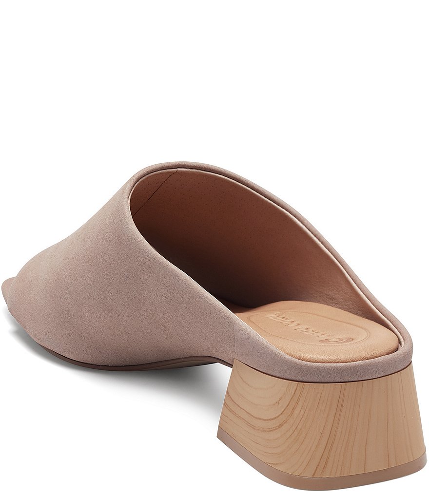 CC Corso Como Jacenia Nubuck Block Heel Mules