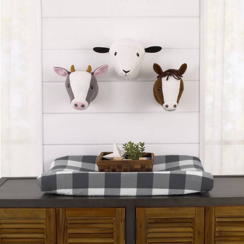 Little Love by NoJo Cow Plush Head Wall Decor