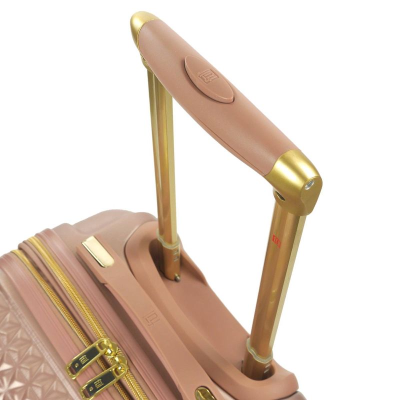 FUL Disney Mickey Mouse Textured 25" Hardside Rolling Suitcase - Rose Gold