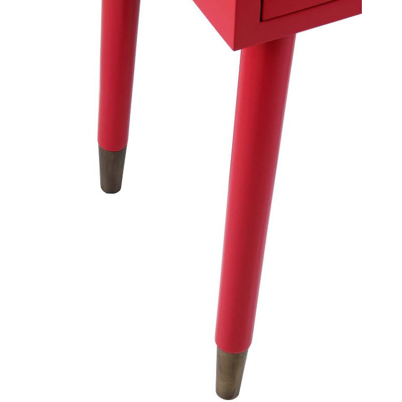 Weeks Acacia Accent Table Red - East At Main