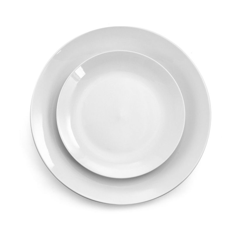 Gibson All U Need 60 Piece Ceramic Dinnerware Combo Set with Drinkware and Flatware