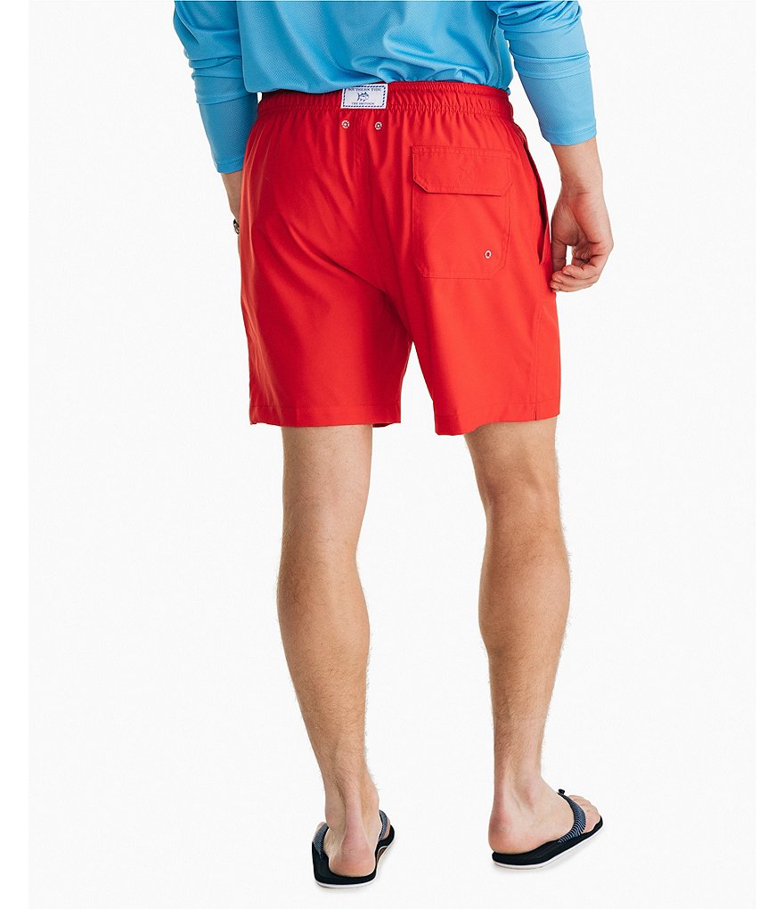 Southern Tide Solid 6#double; Inseam Swim Trunks