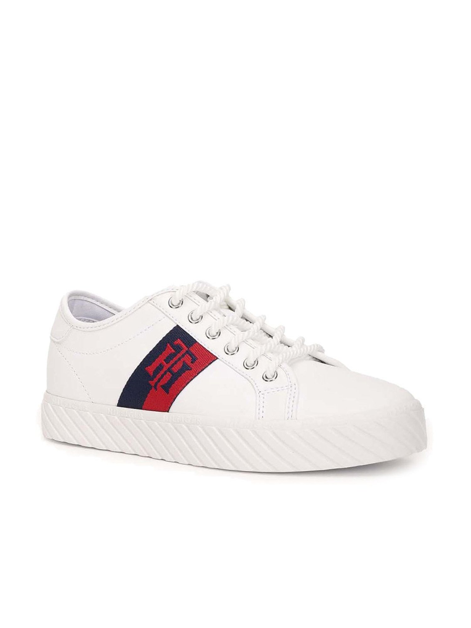 Tommy Hilfiger Women's White Casual Sneakers