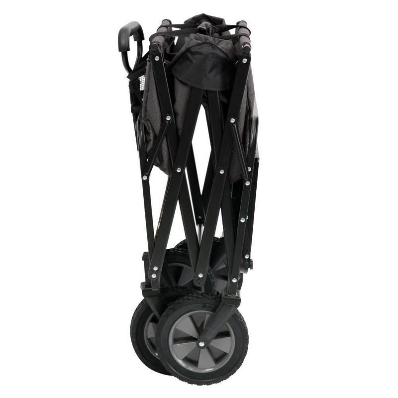 Mac Sports Beach Day Foldable Chaise Lounge Chair & Integrated Pull Cart Combo