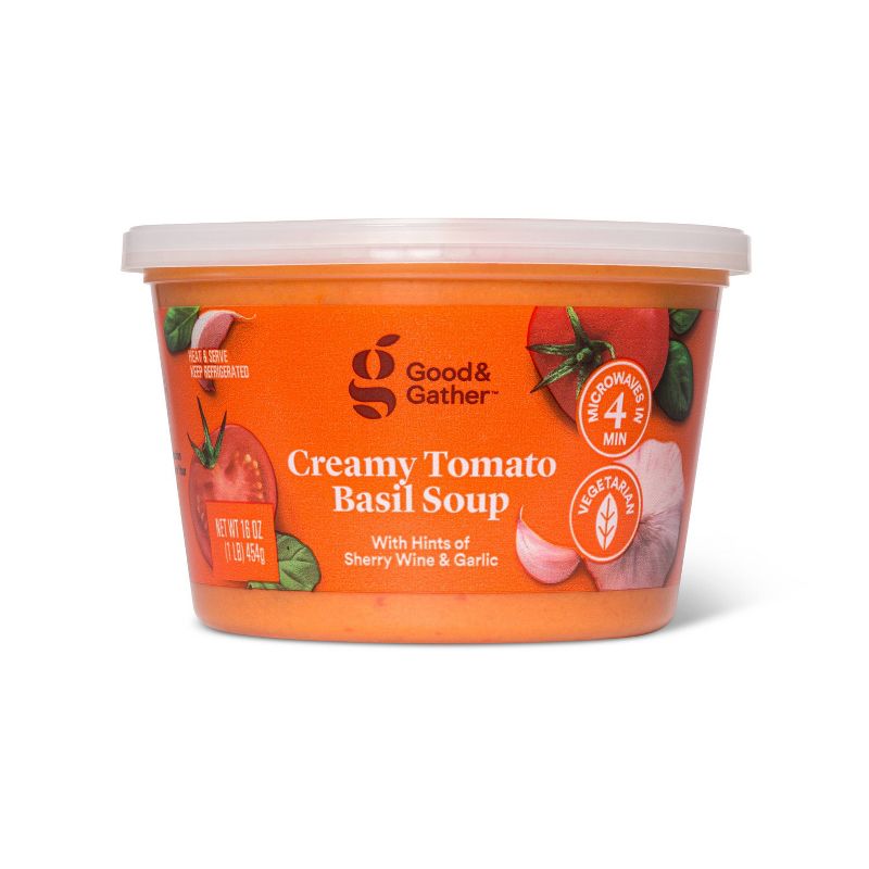 Creamy Tomato Basil Soup - 16oz - Good & Gather™