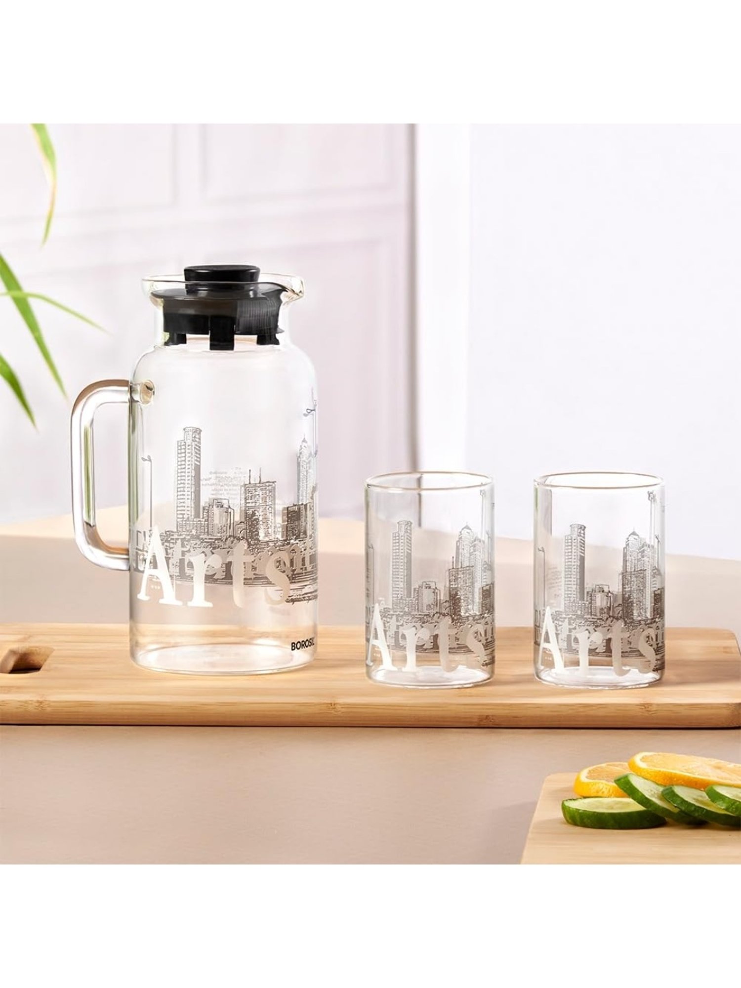 Borosil Silver Stainless Steel Wonder Jug (5700 ML)