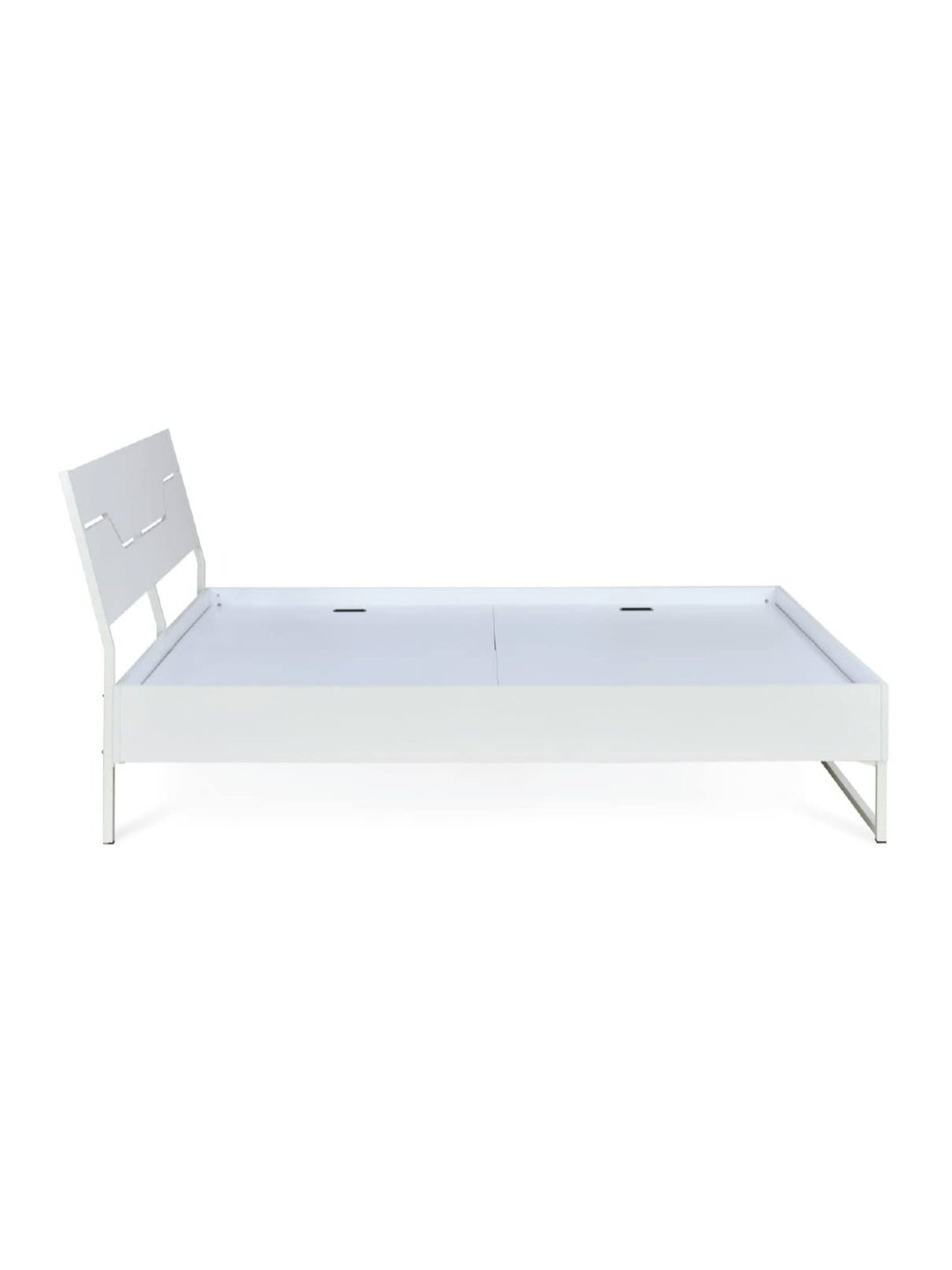 Doctor Dreams by Nilkamal White Metal Queen Grande Bed