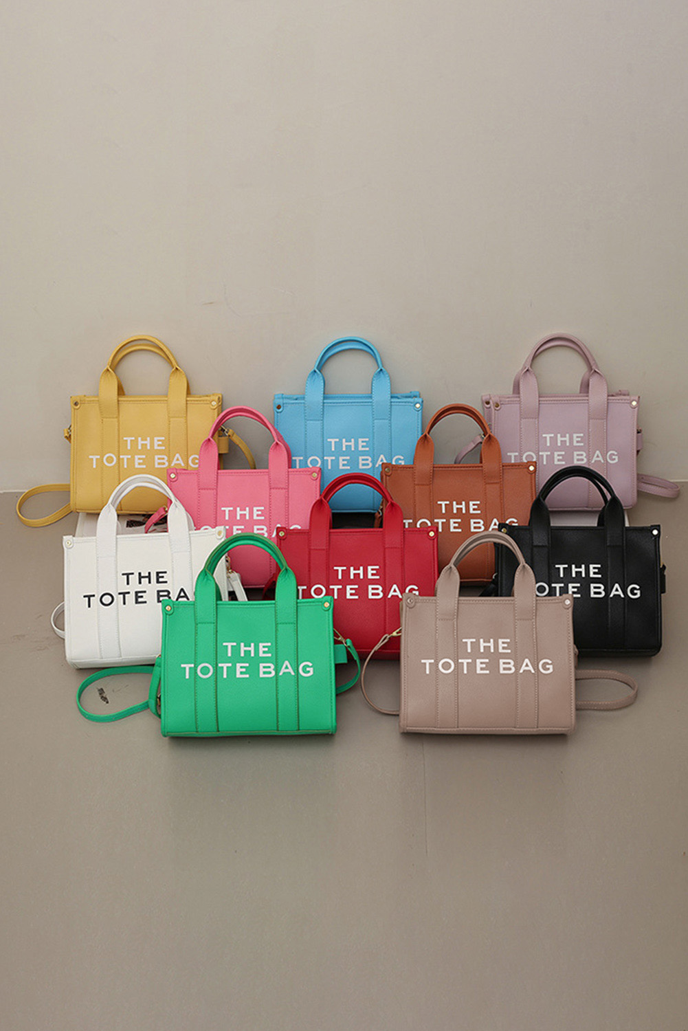 Black Colorblock Bowknot Pattern Knitted Tote Bag