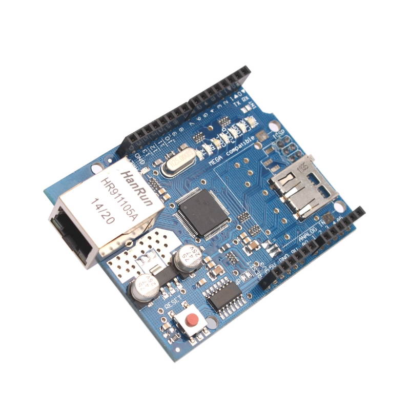 New Ethernet W5100 Network Expansion Board Module SD Card Expansion Compatible with Arduino