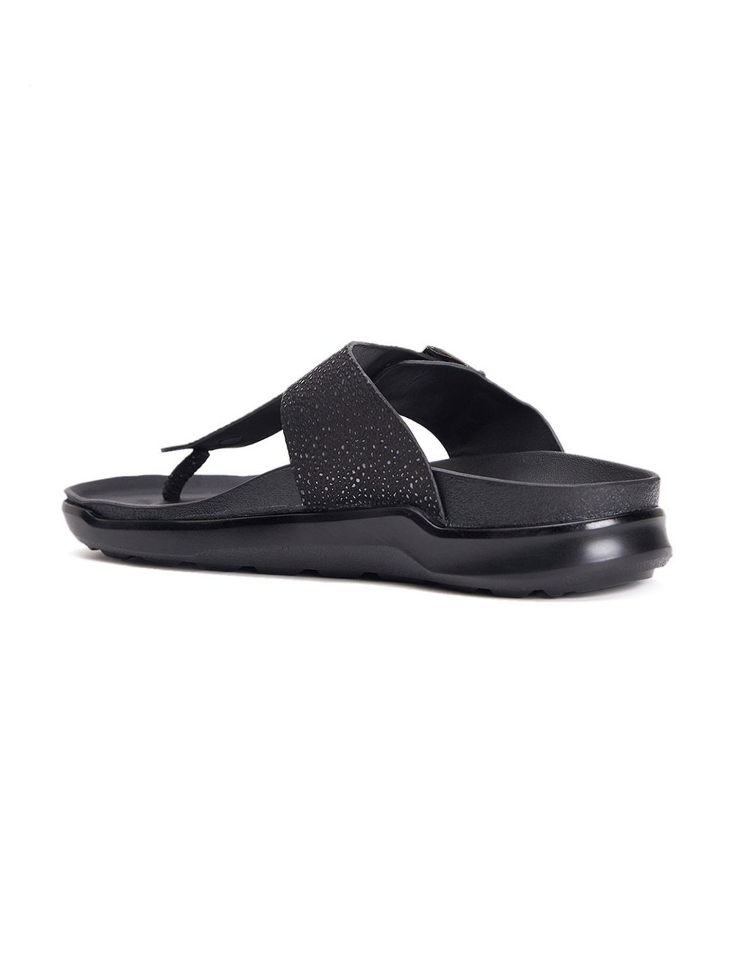 Hitz Men's Charcoal Thong Sandals