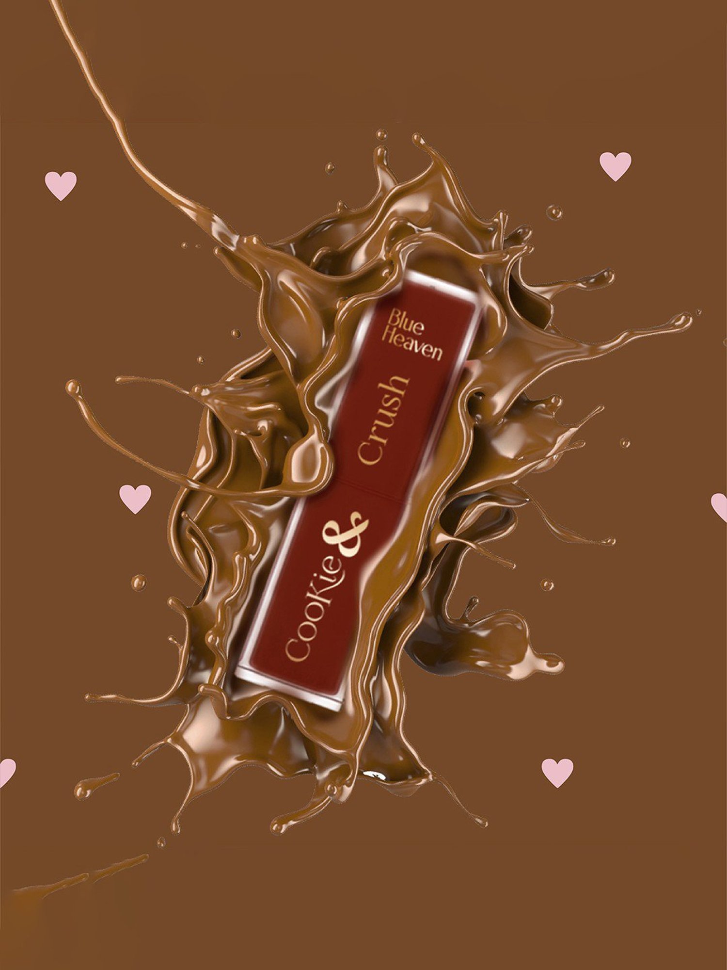 Blue Heaven Cookie & Crush Chocolate-Flavored Matte Lipstick Caramel Cravings - 3.4 gm