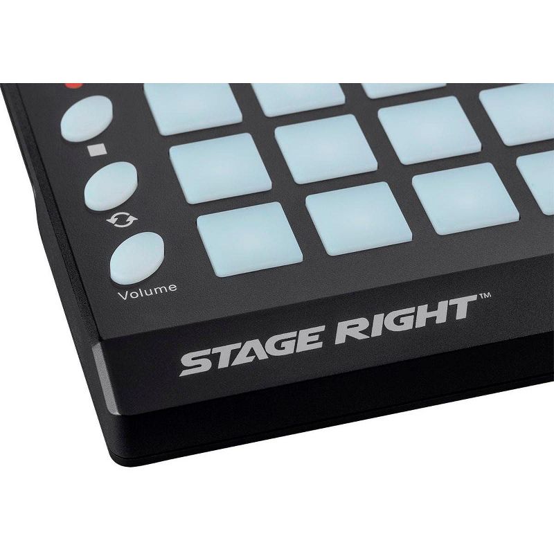 Monoprice SRP64 Compact Grid Controller with 64x RGB Velocity Sensitive Pads and 24x Buttons, USB Powered, For Ableton Live - Stage Right Series