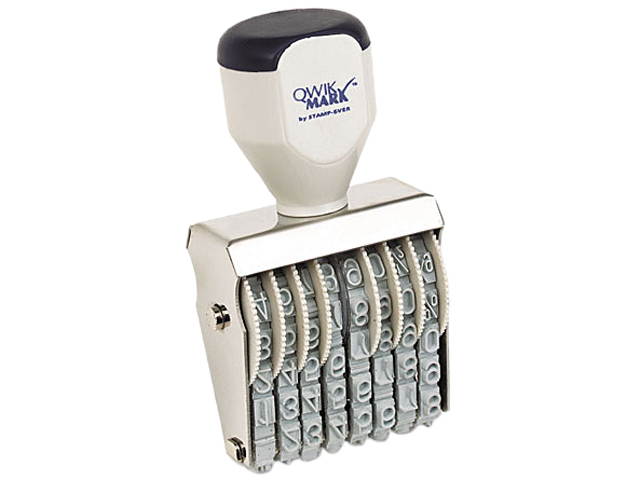 U. S. Stamp & Sign RN028 Rubber Numberer, Conventional, Type Size 2, Eight Bands