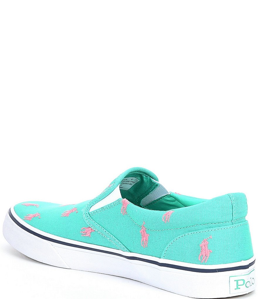 Polo Ralph Lauren Men's Thompson Logo Printed Slip-On Sneakers