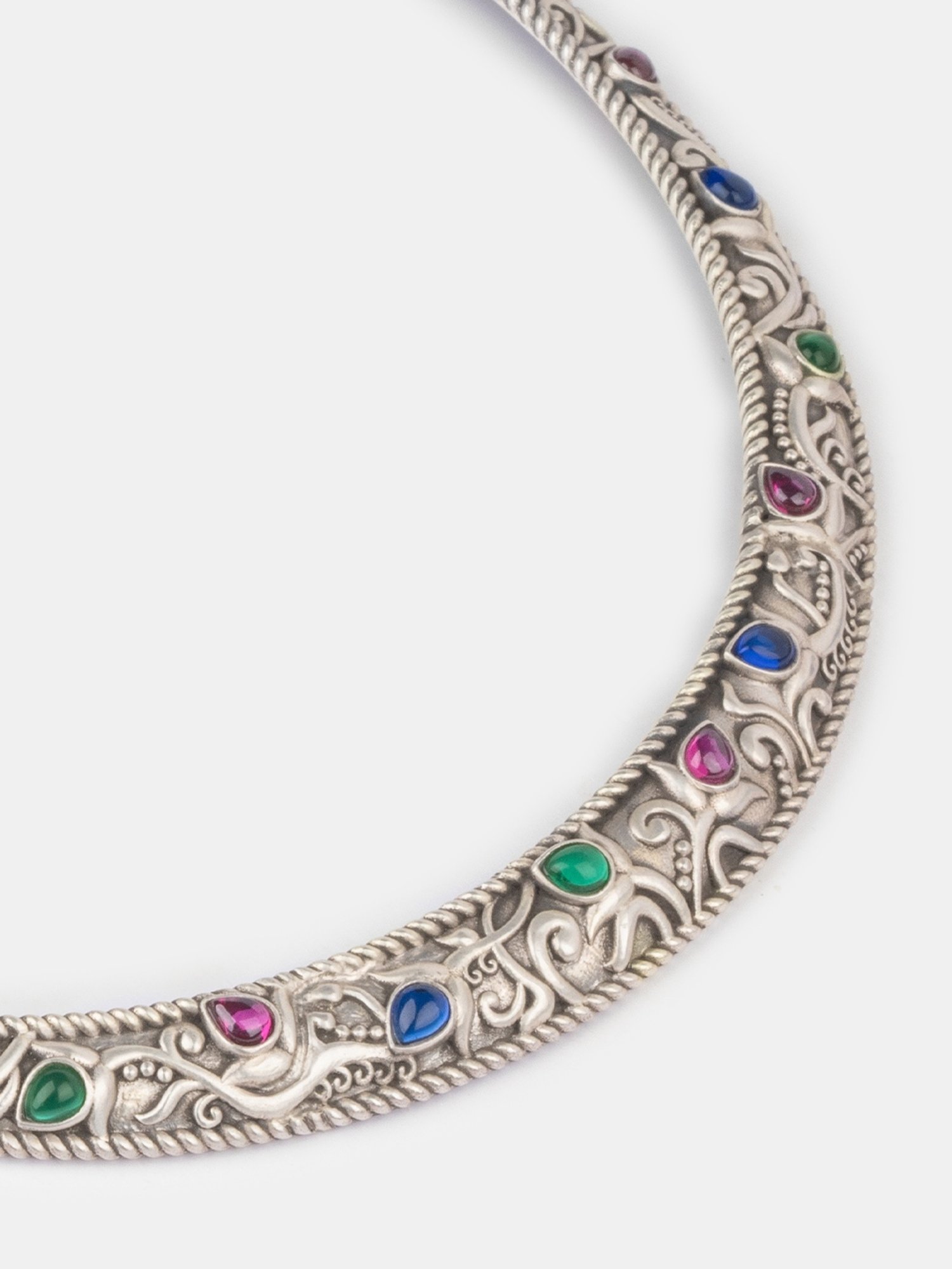 Shaya 92.5 Sterling Silver Feeling Suramya Necklace for Women