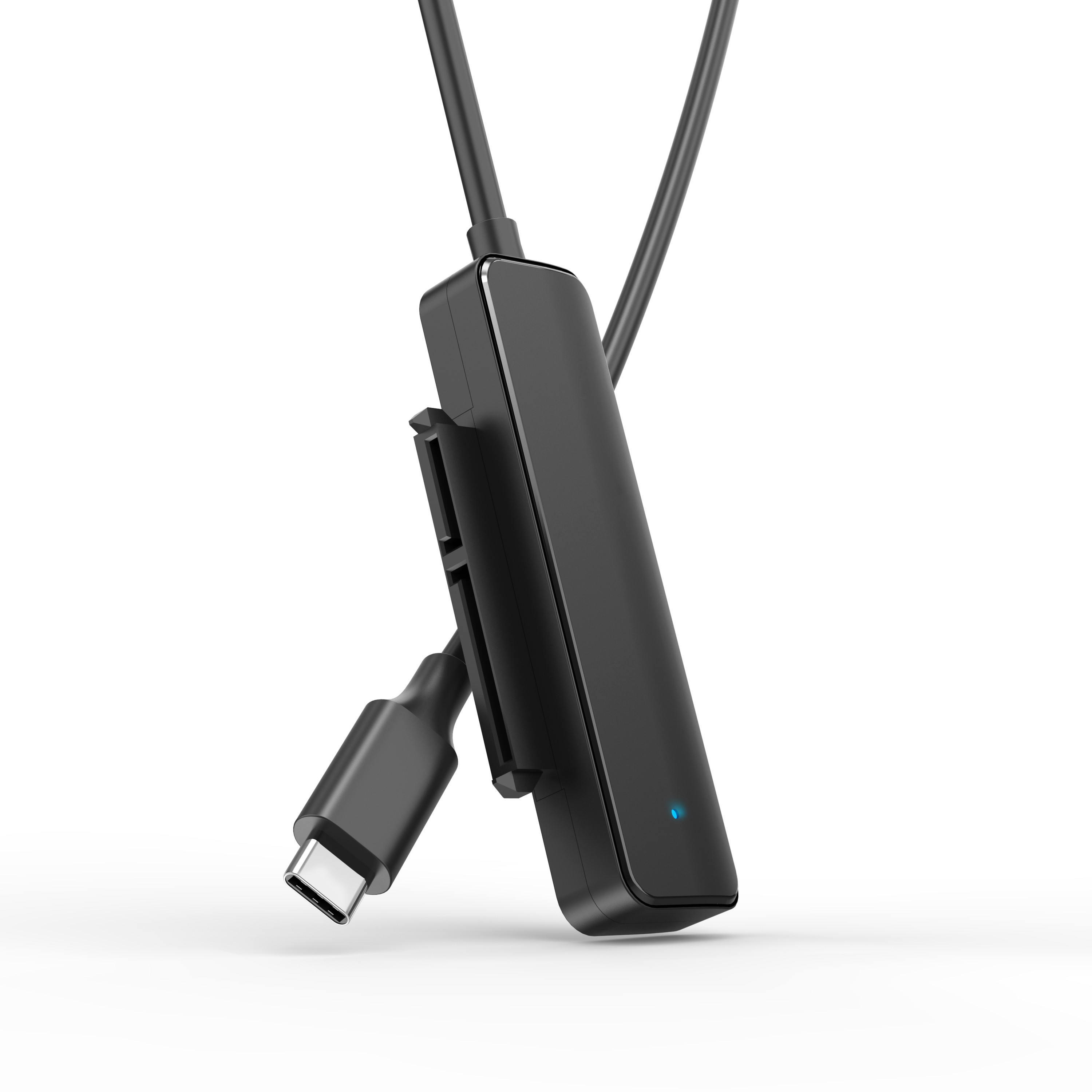 Hannord Upgraded SATA to USB C Cable, USB 3.1 Type C SATAIII Hard Drive Adapter Cable for 2.5 Inch SSD & HDD Support UASP, 24 Inch Long