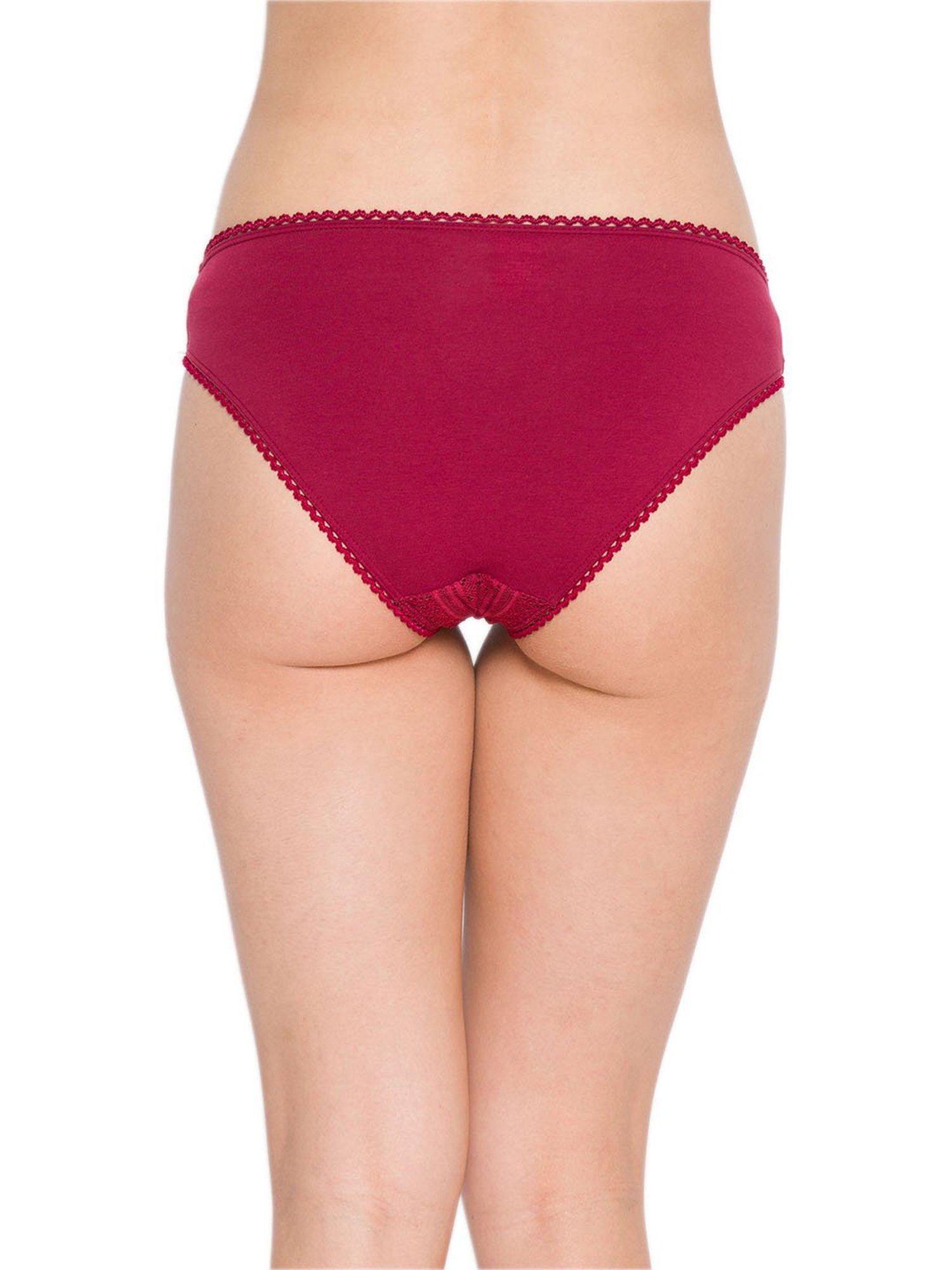 Candyskin Maroon Lace Bikini Panty