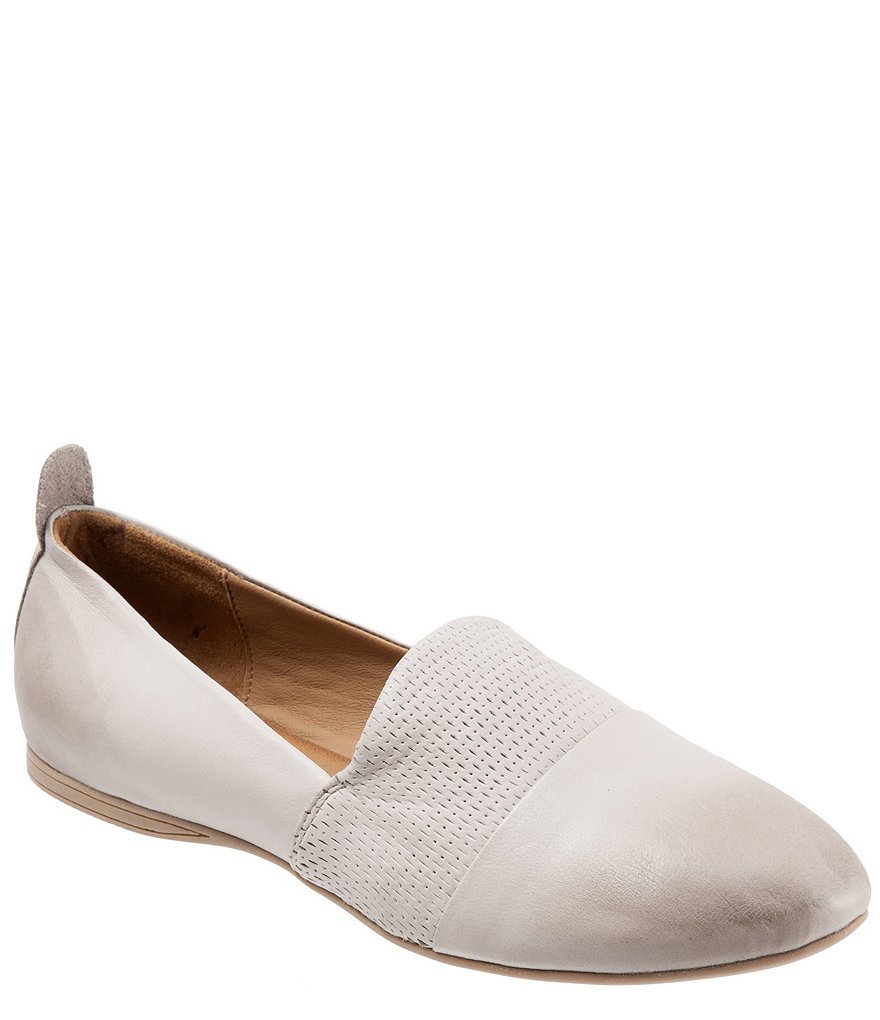 Bueno Katy Perforated Leather Slip-Ons