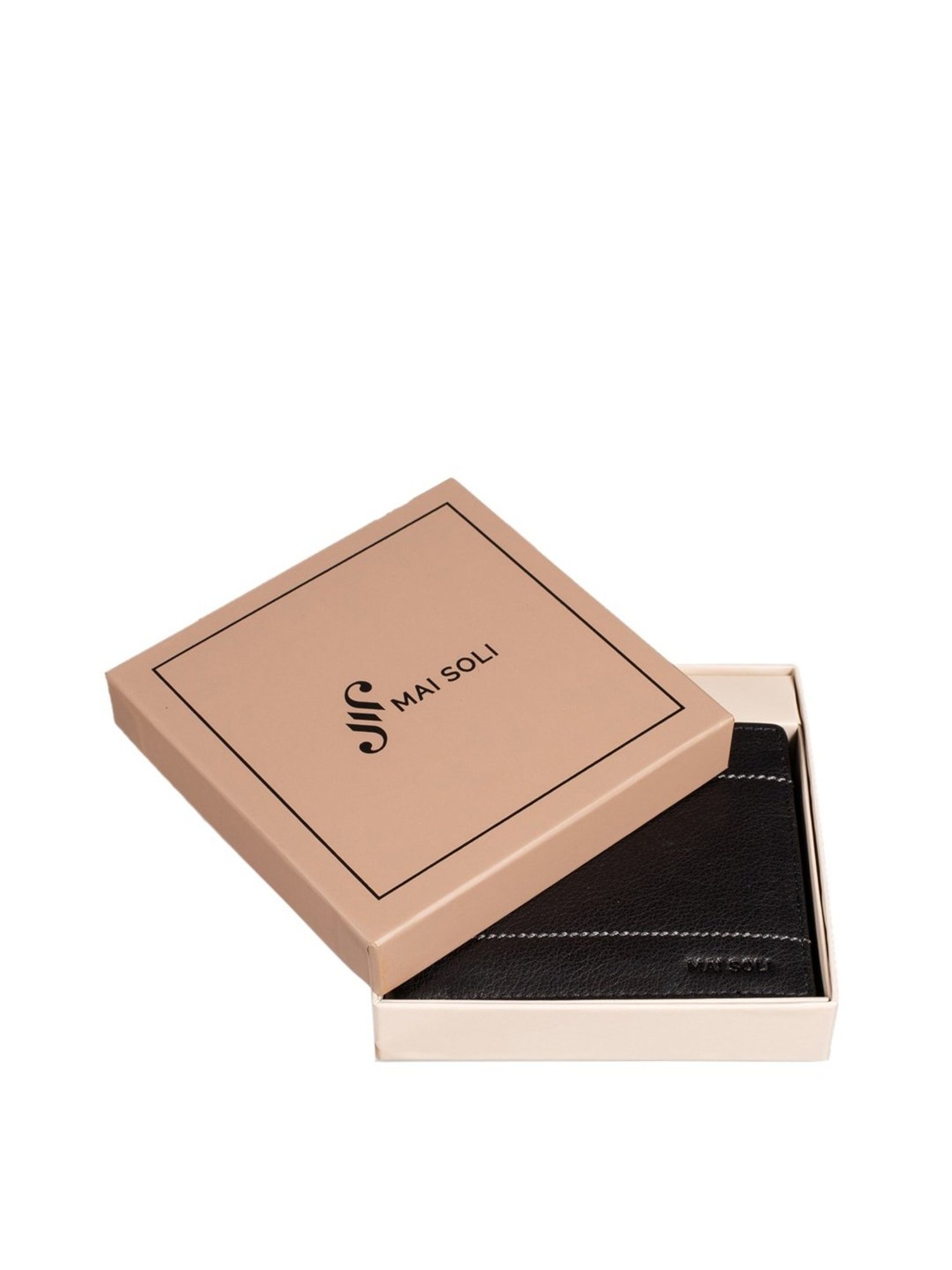 Mai Soli Bronco Leather Bi-Fold Wallet for Men