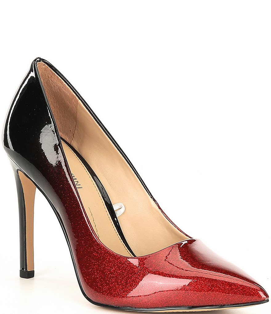 Gianni Bini IvyyaTwo Tone Ombre Patent Pointy-Toe Pumps