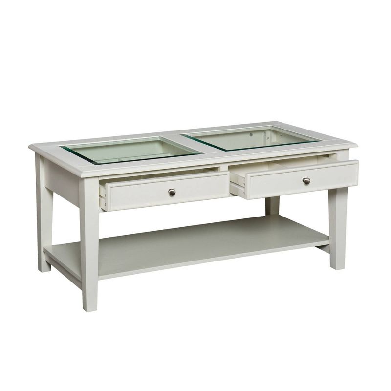 Pacific Cocktail Table White - Aiden Lane