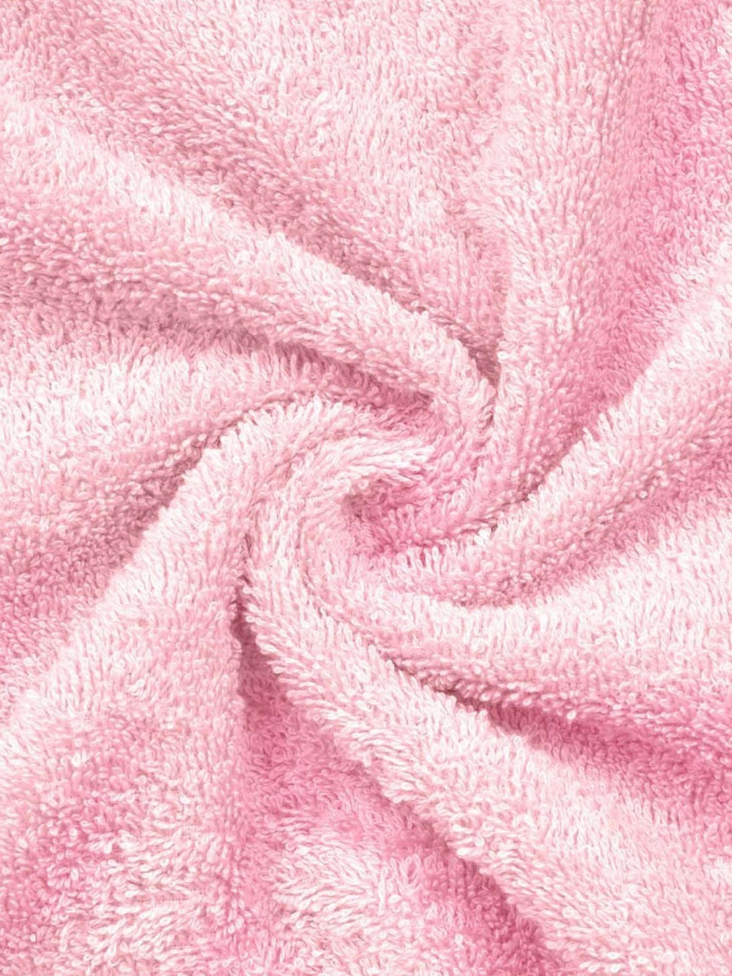 Haus & Kinder Self Pink & Navy Blue 500 GSM Cotton Towel Combo - Set of 6
