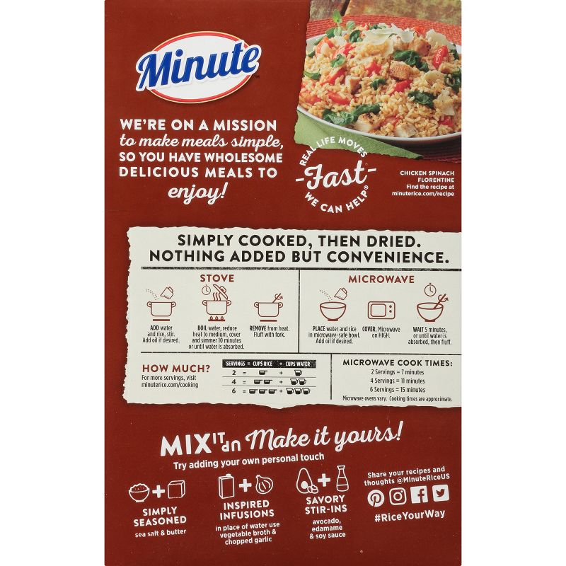 Minute Instant Whole Grain Brown Rice - 28oz