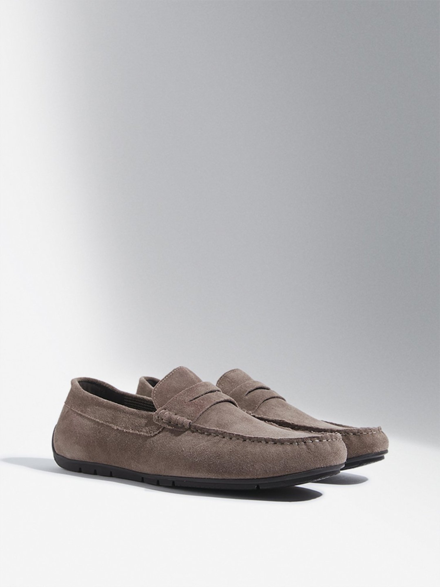 SOLEPLAY by Westside Light Brown Suede Loafers