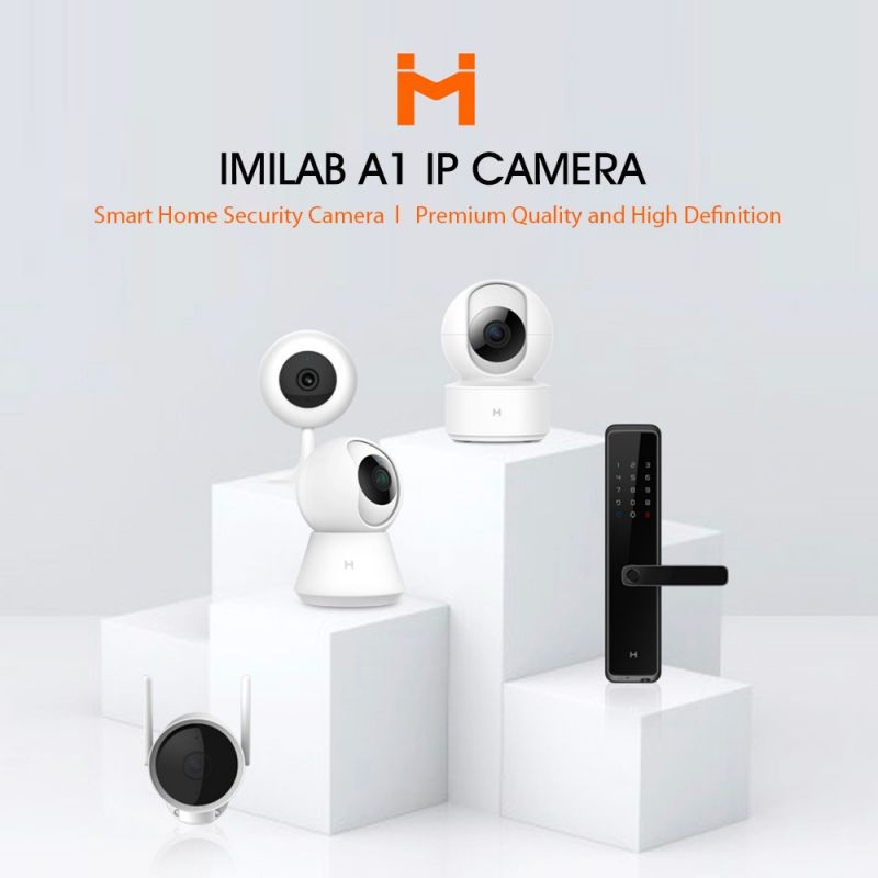 Global Version Xiaomi IMILAB A1 Baby Monitor IP Camera 360&deg; Panoramic Wireless Smart Security Camera AI Motion Detection Night Vision H.256 Full Color Home Security Device CMSXJ19E