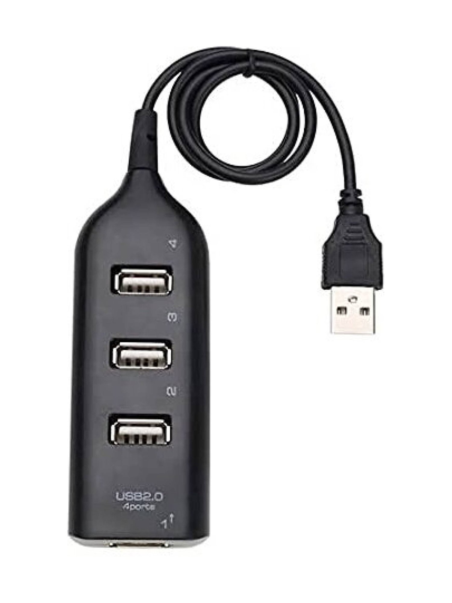 Enter Typist Mini Wired Keyboard + Eternal Wired Mouse + U4P USB Hub Combo Set (Black)