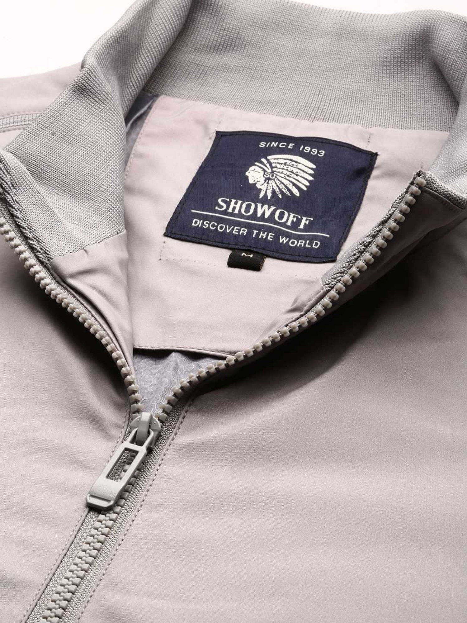 SHOWOFF Grey Slim Fit Jacket