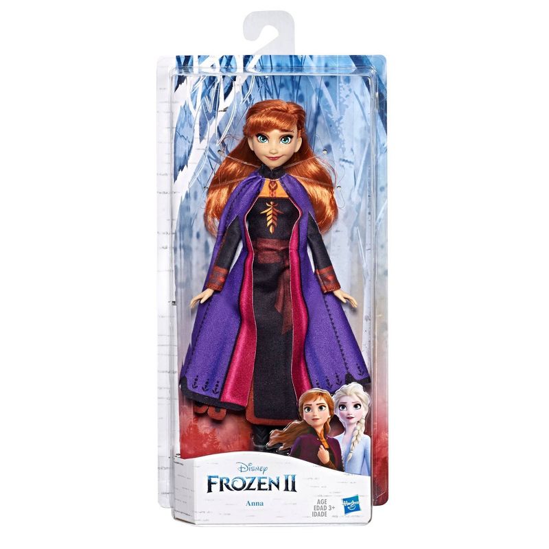 Disney Frozen 2 Anna Fashion Doll With Dress and Cape